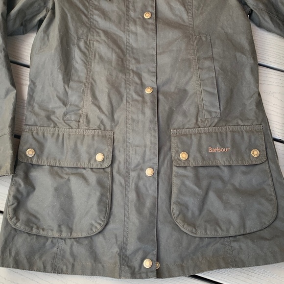 Barbour Fiddich Waxed Cotton Coat - Picture 5 of 15